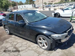 2015 BMW 3 Series 328i with VIN WBA3C1C55FK124096, listed as a IAAI auction lot 40127884 with Not Provided miles and . Bid and sale history available at carsss.com. Image 1.