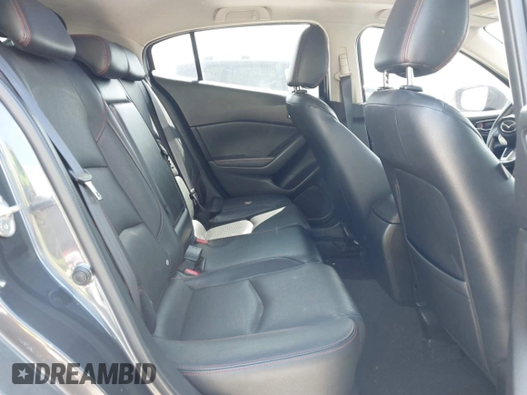 2015 Mazda 3 S Grand Touring with VIN JM1BM1M34F1258936, listed as a IAAI auction lot 42071464 with 100,933 mi miles and . Bid and sale history available at DreamBid. Image 8.
