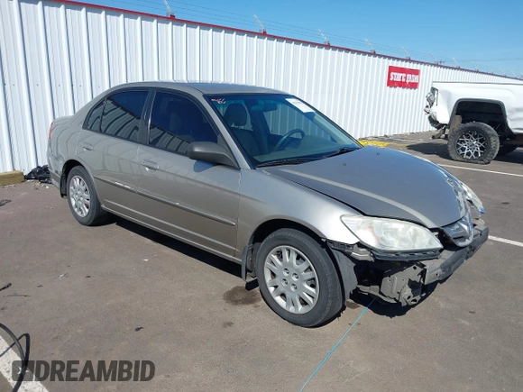 2004 Honda Civic LX with VIN 2HGES16514H531364, listed as a IAAI auction lot 42019042 with 185,481 mi miles and . Bid and sale history available at DreamBid. Image 1.