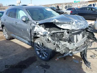 2023 Buick Envision Avenir with VIN LRBFZSR48PD163840, listed as a IAAI auction lot 41429460 with 9,157 mi miles and . Bid and sale history available at carsss.com. Image 1.