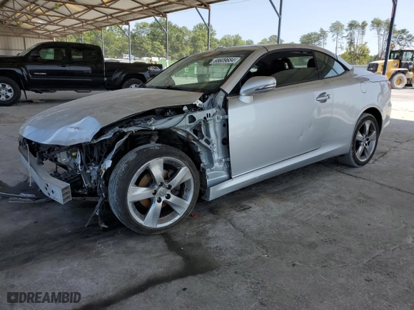2010 Lexus IS 250C with VIN JTHFF2C25A2510284, listed as a Copart auction lot 68609684 with 155,516 mi miles and Salvage Title. Bid and sale history available at carsss.com. Image 1.