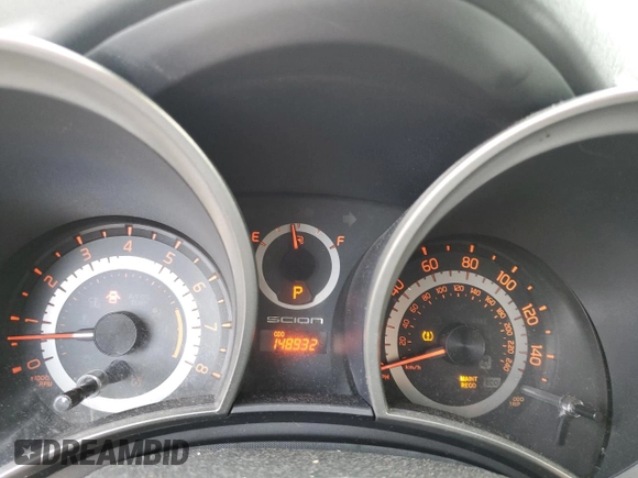 2013 Scion tC with VIN JTKJF5C71D3064733, listed as a Copart auction lot 51598175 with 148,932 mi miles and Salvage Title. Bid and sale history available at carsss.com. Image 9.