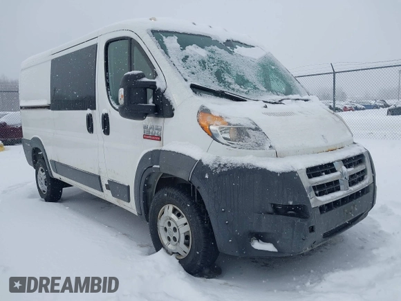 2017 Ram ProMaster Cargo with VIN 3C6TRVAG8HE529444, listed as a IAAI auction lot 41508480 with 191,653 mi miles and . Bid and sale history available at DreamBid. Image 1.
