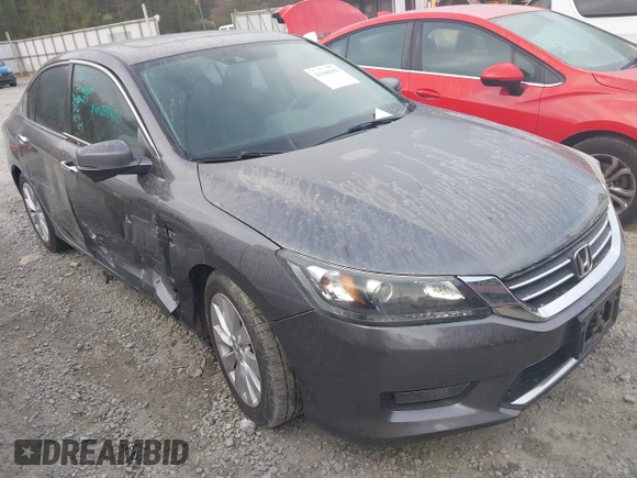 2014 Honda Accord EX-L with VIN 1HGCR2F81EA039470, listed as a IAAI auction lot 41948055 with 207,279 mi miles and . Bid and sale history available at carsss.com. Image 1.
