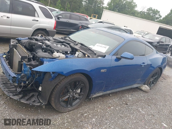 2024 Ford Mustang GT with VIN 1FA6P8CFXR5410203, listed as a IAAI auction lot 42341298 with Not provided miles and . Bid and sale history available at DreamBid. Image 14.