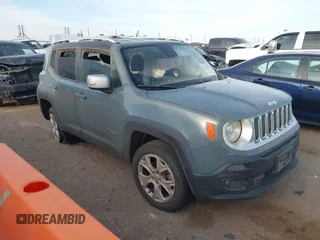 2018 Jeep Renegade Limited with VIN ZACCJBDB0JPH79591, listed as a IAAI auction lot 41936164 with 153,854 mi miles and . Bid and sale history available at DreamBid. Image 1.