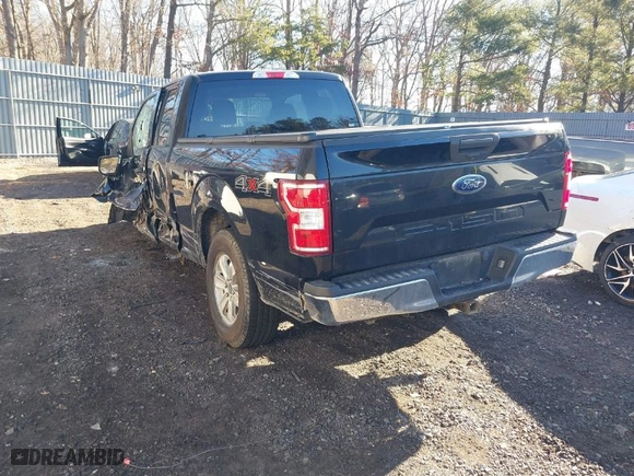 2018 Ford F-150 XL with VIN 1FTFX1E5XJKD28130, listed as a IAAI auction lot 41665157 with 88,042 mi miles. Bid and sale history available at carsss.com. Image 3.
