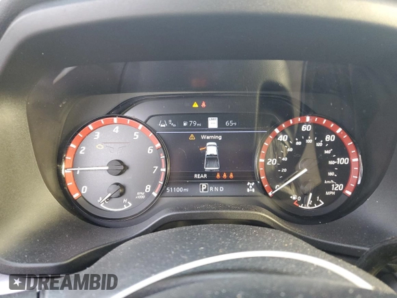 2023 Nissan Titan SV with VIN 1N6AA1ED9PN100532, listed as a Copart auction lot 77188054 with 51,100 mi miles and Non repairable. Bid and sale history available at DreamBid. Image 9.