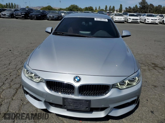 2015 BMW 4 Series 428i with VIN WBA3V7C5XF5A24641, listed as a Copart auction lot 61195125 with 60,499 mi miles and Salvage title. Bid and sale history available at DreamBid. Image 5.