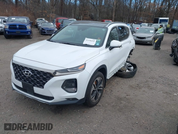 2020 Hyundai Santa Fe Limited with VIN 5NMS5CAA7LH148833, listed as a IAAI auction lot 41250252 with 59,429 mi miles. Bid and sale history available at carsss.com. Image 17.