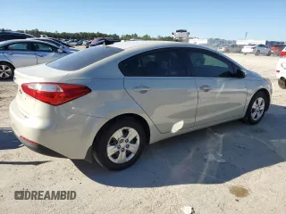 2014 Kia Forte LX with VIN KNAFK4A64E5187863, listed as a Copart auction lot 86039744 with 136,265 mi miles and Salvage Title. Bid and sale history available at carsss.com. Image 3.