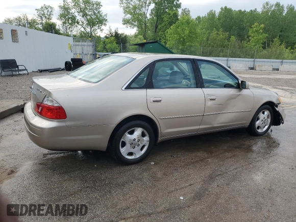 2004 Toyota Avalon XL z VIN 4T1BF28B54U342711, wystawiony jako Copart lot #55169375 z przebiegiem 140 892 mil mil oraz Nie do naprawy • Non repairable. Historia ofert i sprzedaży dostępna na DreamBid. Obrazek 3.