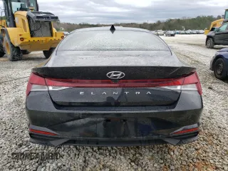 2021 Hyundai Elantra SEL with VIN 5NPLS4AG5MH023079, listed as a Copart auction lot 46141644 with 77,609 mi miles and Salvage Title. Bid and sale history available at carsss.com. Image 6.