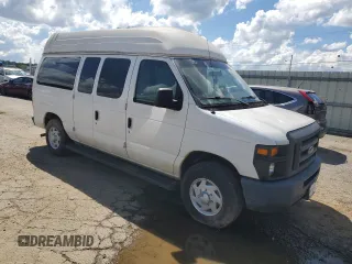 2013 Ford Econoline Cargo Commercial with VIN 1FTNE2EW5DDB06085, listed as a Copart auction lot 62732735 with 262,016 mi miles and Clean title. Bid and sale history available at DreamBid. Image 4.