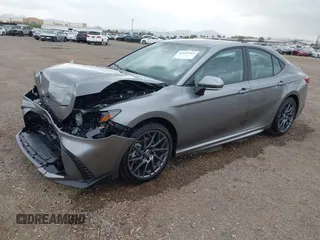 2025 Toyota Camry LE with VIN 4T1DAACK8SU571597, listed as a IAAI auction lot 42051463 with 1,681 mi miles and . Bid and sale history available at DreamBid. Image 17.