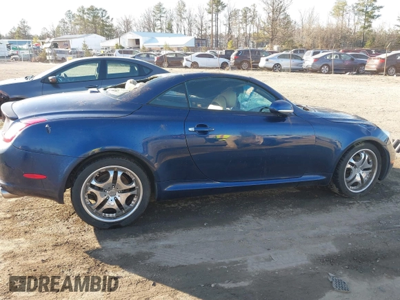 2006 Lexus SC 430 with VIN JTHFN48YX69008462, listed as a IAAI auction lot 41660498 with 168,364 mi miles and . Bid and sale history available at DreamBid. Image 13.