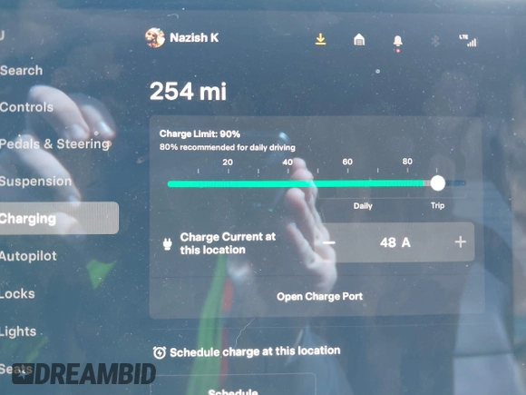 2022 Tesla Model X with VIN 7SAXCDE58NF342776, listed as a IAAI auction lot 42042369 with 70,301 mi miles and . Bid and sale history available at DreamBid. Image 17.