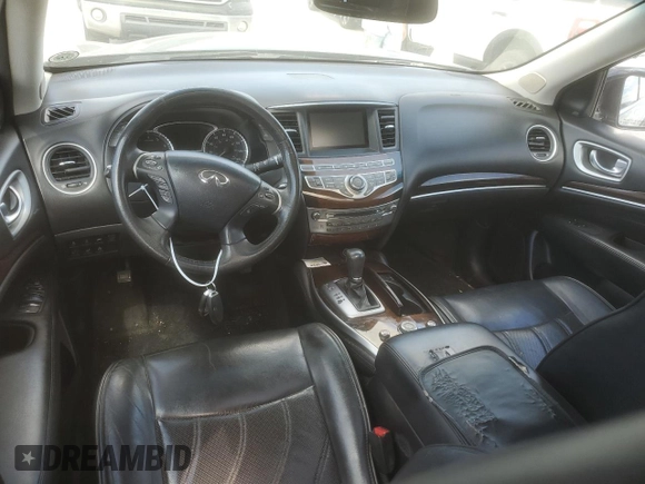 2014 Infiniti QX60 with VIN 5N1AL0MN2EC501751, listed as a Copart auction lot 53082725 with 134,076 mi miles and Salvage Title. Bid and sale history available at DreamBid. Image 8.