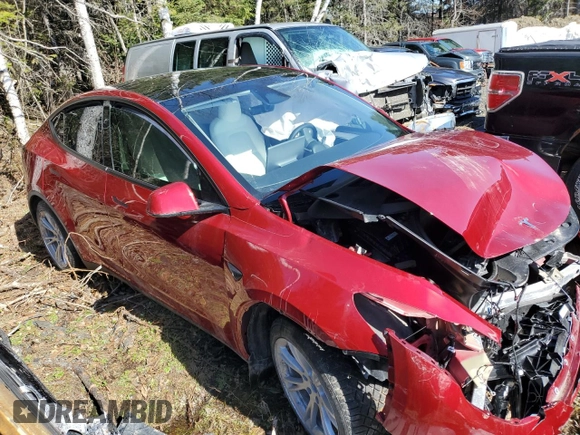 2024 Tesla Model Y Long Range с VIN 7SAYGDEE0RF084798, выставлен на аукционе Copart как лот 45742835 с пробегом Не указан миль и Списание • Salvage title. История ставок и продаж доступна на DreamBid. Изображение 4.