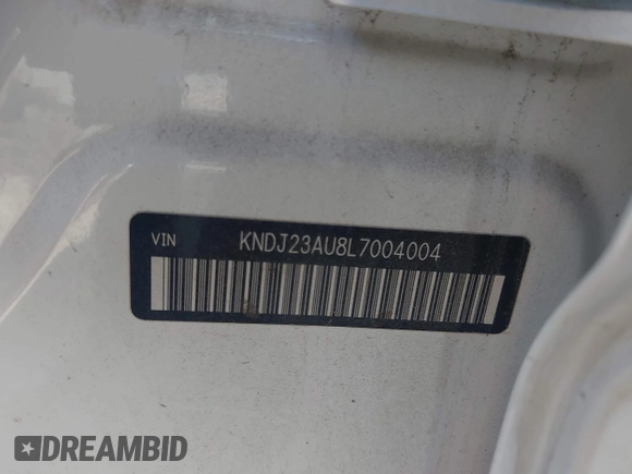 2020 Kia Soul S with VIN KNDJ23AU8L7004004, listed as a IAAI auction lot 42130609 with 97,843 mi miles and . Bid and sale history available at DreamBid. Image 9.