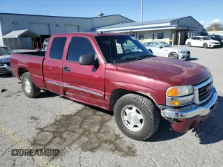 2004 GMC Sierra 1500 SLE with VIN 2GTEC19T741171743, listed as a Copart auction lot 51293475 with 215,086 mi miles and Salvage Title. Bid and sale history available at DreamBid. Image 4.
