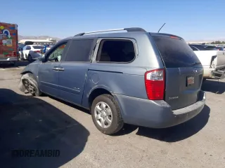 2009 Kia Sedona LX with VIN KNDMB233296317947, listed as a Copart auction lot 57346984 with 0 mi miles and Salvage Title. Bid and sale history available at carsss.com. Image 2.