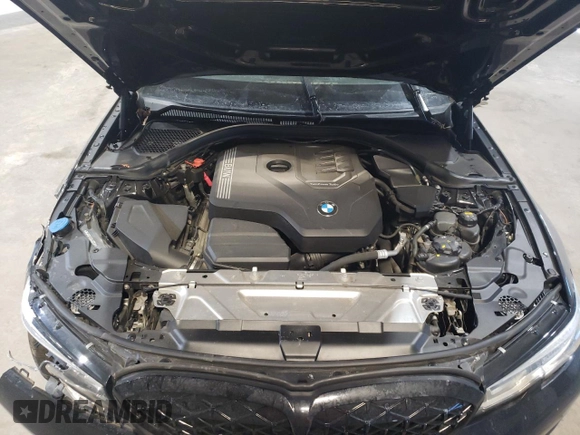 2019 BMW 3 Series 330i xDrive with VIN WBA5R7C57KAJ87310, listed as a Copart auction lot 42261105 with 0 mi miles and Salvage Title. Bid and sale history available at carsss.com. Image 12.