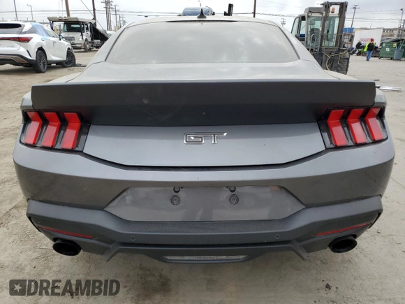 2024 Ford Mustang GT with VIN 1FA6P8CF2R5411295, listed as a Copart auction lot 54586825 with 12,307 mi miles and Salvage Title. Bid and sale history available at carsss.com. Image 6.