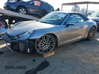 2019 Porsche 911 Carrera with VIN WP0CA2A92KS129254, listed as a IAAI auction lot 41392032 with 26,153 mi miles. Bid and sale history available at carsss.com. Image 19.
