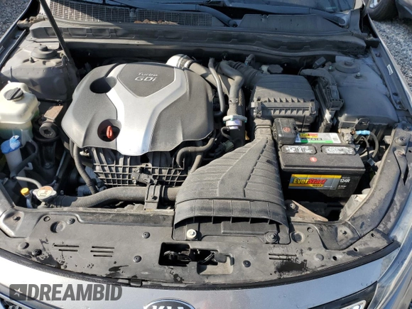 2015 Kia Optima SX Turbo with VIN 5XXGR4A6XFG366019, listed as a Copart auction lot 58149835 with 119,565 mi miles and Clean title. Bid and sale history available at DreamBid. Image 11.
