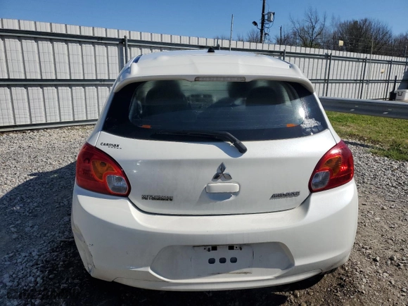 2015 Mitsubishi Mirage DE with VIN ML32A3HJ8FH058102, listed as a Copart auction lot 49306855 with 83,994 mi miles and Clean Title. Bid and sale history available at carsss.com. Image 6.