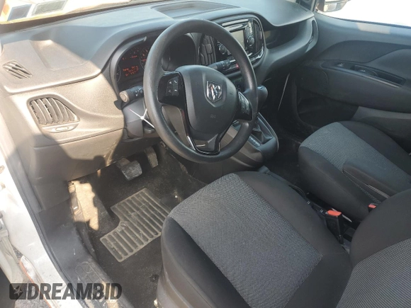 2018 Ram ProMaster City Cargo Tradesman with VIN ZFBERFAB4J6L41479, listed as a Copart auction lot 63806924 with 53,151 mi miles and Salvage Title. Bid and sale history available at DreamBid. Image 8.
