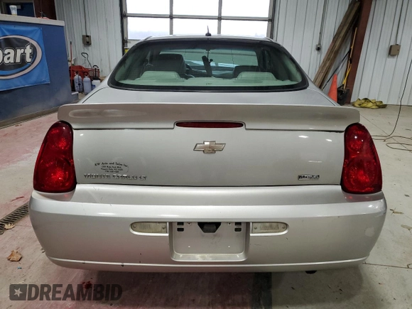 2007 Chevrolet Monte Carlo LT with VIN 2G1WK15K079390319, listed as a Copart auction lot 78603094 with 141,039 mi miles and Salvage Title. Bid and sale history available at carsss.com. Image 6.