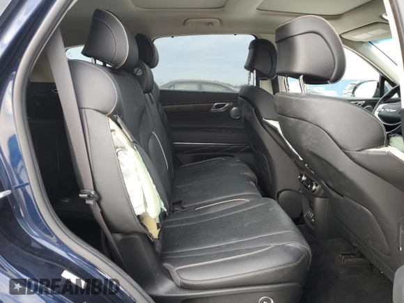 2022 Genesis GV80 with VIN KMUHCESCXNU080466, listed as a Copart auction lot 88743205 with 55,521 mi miles and Non repairable. Bid and sale history available at DreamBid. Image 11.