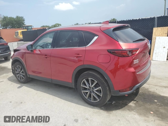 2018 Mazda CX-5 Grand Touring with VIN JM3KFADM4J1395832, listed as a Copart auction lot 66464915 with 41,410 mi miles and Salvage title. Bid and sale history available at DreamBid. Image 2.