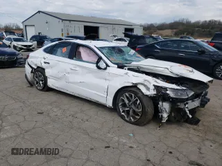 2023 Hyundai Sonata SEL with VIN KMHL64JA3PA255056, listed as a Copart auction lot 53910085 with Not Provided miles and Non Repairable. Bid and sale history available at DreamBid. Image 4.