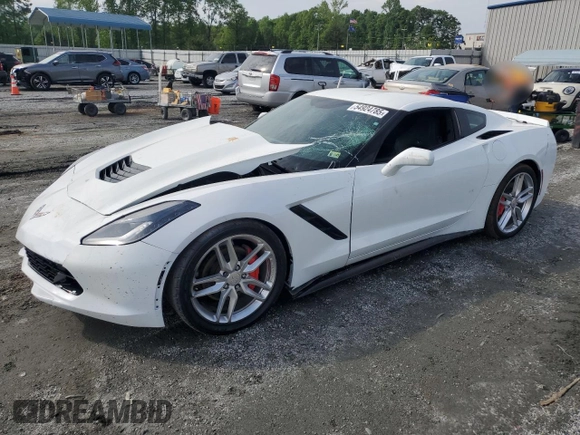 2014 Chevrolet Corvette 3LT z VIN 1G1YE2D78E5108683, wystawiony jako Copart lot #54924785 z przebiegiem 79 948 mil mil oraz Szkoda całkowita • Salvage title. Historia ofert i sprzedaży dostępna na DreamBid. Obrazek 2.