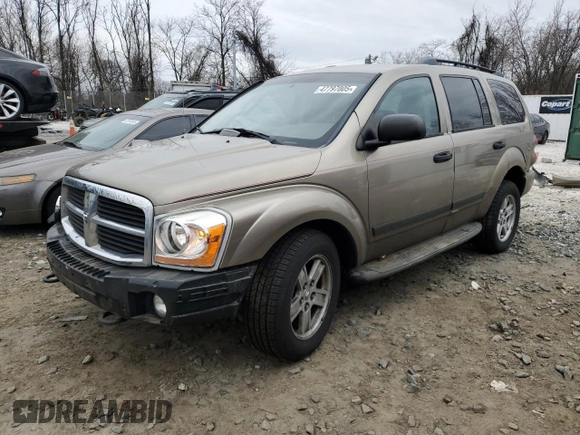 2006 Dodge Durango SLT with VIN 1D4HB48NX6F193299, listed as a Copart auction lot 47797005 with 220,783 mi miles and Salvage title. Bid and sale history available at DreamBid. Image 1.