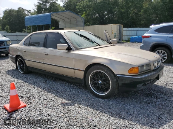 1998 BMW 7 Series 740il with VIN WBAGJ8323WDM24309, listed as a Copart auction lot 65705964 with 206,422 mi miles and Clean Title. Bid and sale history available at carsss.com. Image 4.