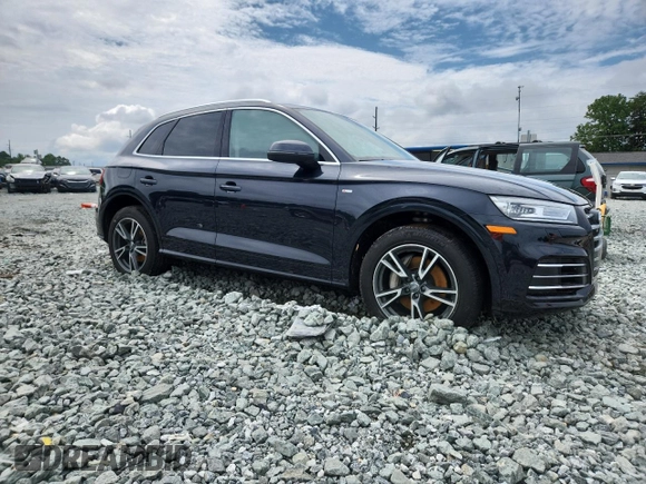 2020 Audi Q5 Premium with VIN WA1G2AFY8L2049753, listed as a Copart auction lot 64351565 with Not provided miles and Salvage title. Bid and sale history available at DreamBid. Image 4.