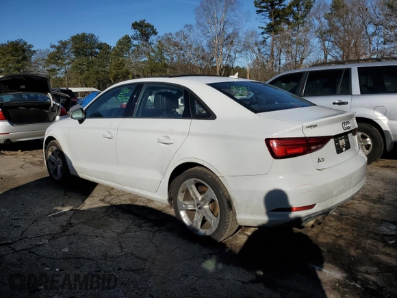 2017 Audi A3 Sedan Premium with VIN WAUAUHFFXH1060535, listed as a Copart auction lot 82941643 with 130,150 mi miles. Bid and sale history available at carsss.com. Image 2.