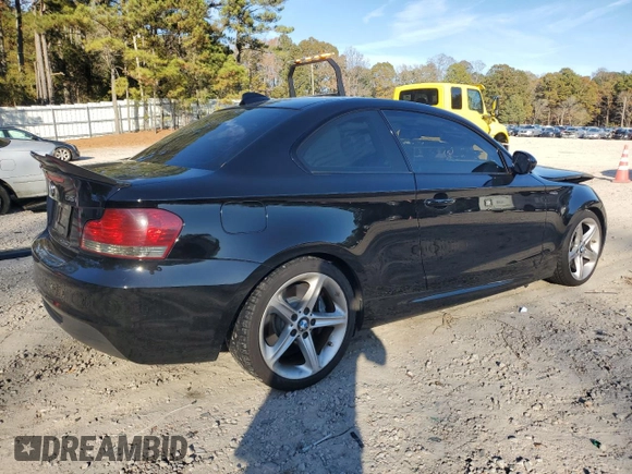 2010 BMW 1 Series 135i with VIN WBAUC7C50AVK96552, listed as a Copart auction lot 80628804 with 94,457 mi miles and Salvage Title. Bid and sale history available at carsss.com. Image 3.