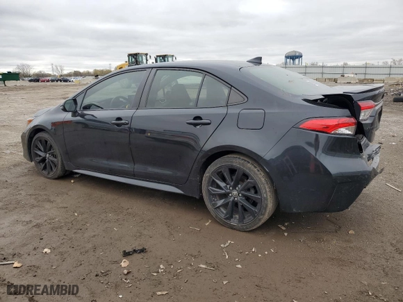 2021 Toyota Corolla SE with VIN 5YFS4MCEXMP073660, listed as a Copart auction lot 78986064 with 76,995 mi miles and Salvage Title. Bid and sale history available at carsss.com. Image 2.