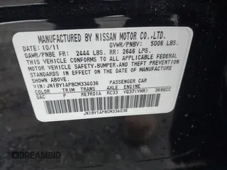2012 Infiniti M with VIN JN1BY1AP8CM334036, listed as a IAAI auction lot 42354293 with 110,384 mi miles and . Bid and sale history available at DreamBid. Image 9.