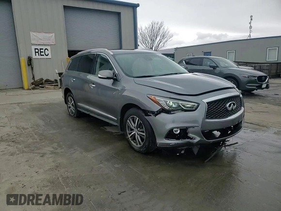 2019 Infiniti QX60 Luxe with VIN 5N1DL0MM9KC551532, listed as a Copart auction lot 48561095 with 116,183 mi miles and Salvage title. Bid and sale history available at DreamBid. Image 14.