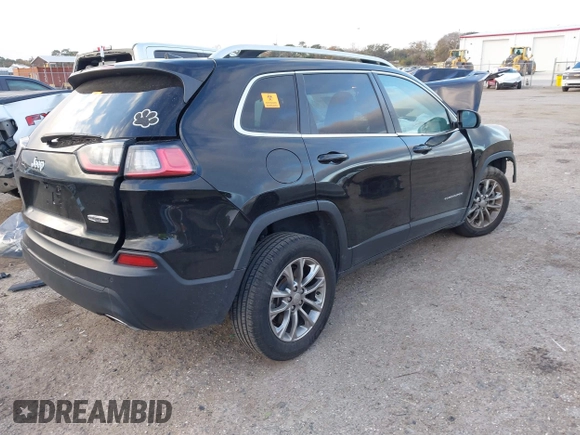 2021 Jeep Cherokee Latitude Lux with VIN 1C4PJLMX4MD140927, listed as a IAAI auction lot 41269233 with 1 mi miles. Bid and sale history available at carsss.com. Image 4.