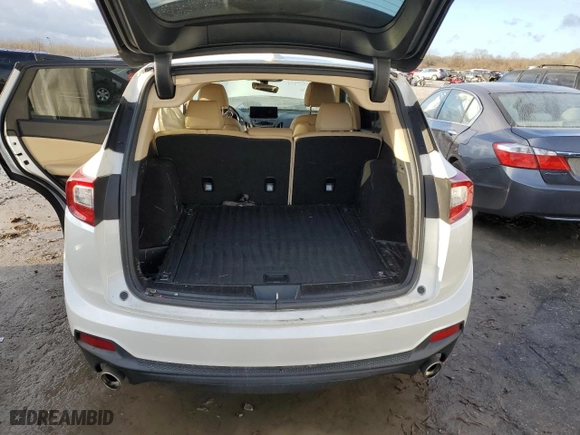 2020 Acura RDX with VIN 5J8TC1H3XLL001900, listed as a Copart auction lot 36689703 with 0 mi miles and Salvage Title. Bid and sale history available at carsss.com. Image 6.