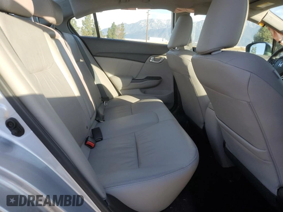 2014 Honda Civic Sedan EX-L with VIN 19XFB2F92EE242101, listed as a Copart auction lot 50170025 with 59,023 mi miles and Salvage Title. Bid and sale history available at carsss.com. Image 10.