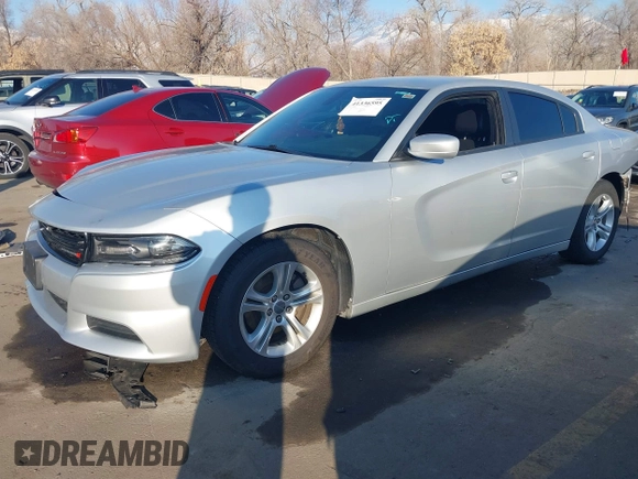 2020 Dodge Charger SXT with VIN 2C3CDXBG2LH116471, listed as a IAAI auction lot 41336595 with 89,127 mi miles and . Bid and sale history available at DreamBid. Image 2.