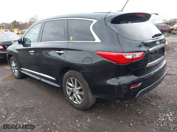 2015 Infiniti QX60 with VIN 5N1AL0MM6FC523177, listed as a IAAI auction lot 41735003 with 250,685 mi miles. Bid and sale history available at carsss.com. Image 3.